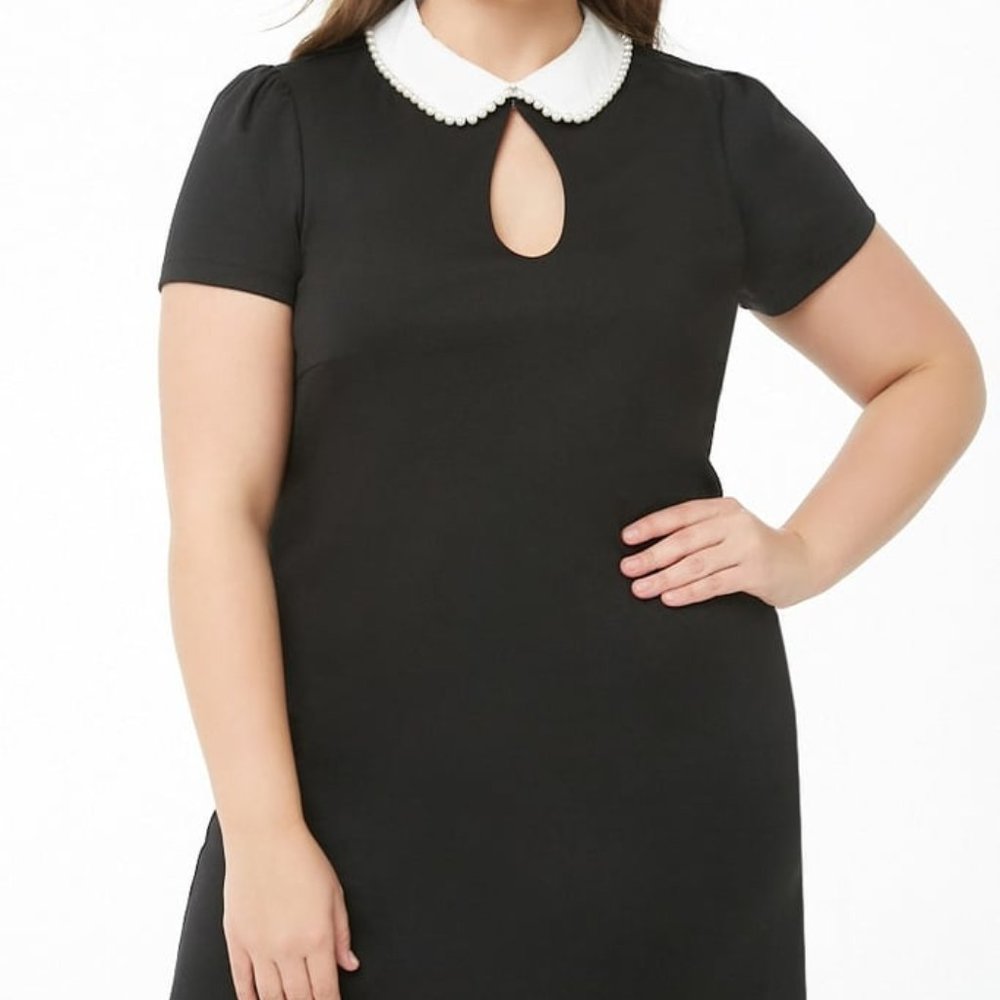 NWT F21 Peter Pan Collar Wednesday Adam Dress